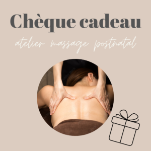 Chèque cadeau massage postnatal (1h)