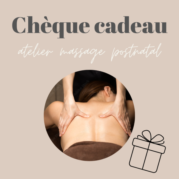 Chèque cadeau massage postnatal (1h)