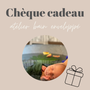 Chèque cadeau bain enveloppé (1h30)